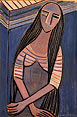 Femme aux cheveux longs, I [Woman with Long Hair I] by Wilfredo        Lam